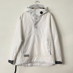 AAPE BY A BATHING APE Size L Hooded Pullover Logo Printed Windbreaker Parka